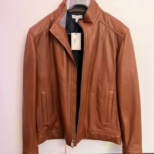 Peter millar style: MF19Z30 leather jacket Med